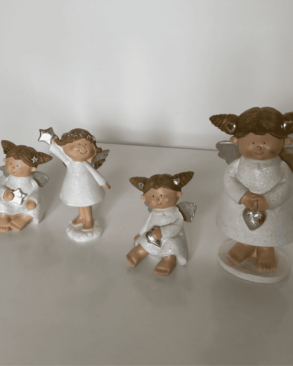 Angelitos en cerámica