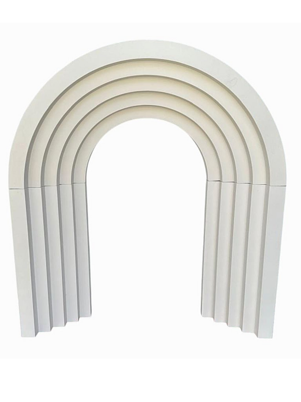 Backing Arcoiris beige 3d