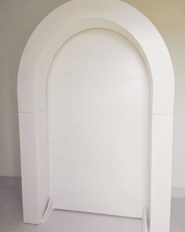 Backing blanco encajonado