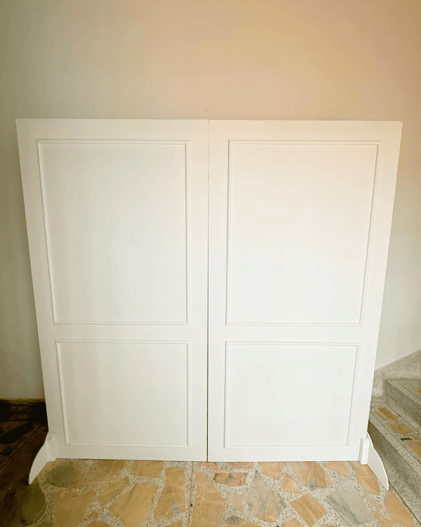 Backings tipo puerta blancos