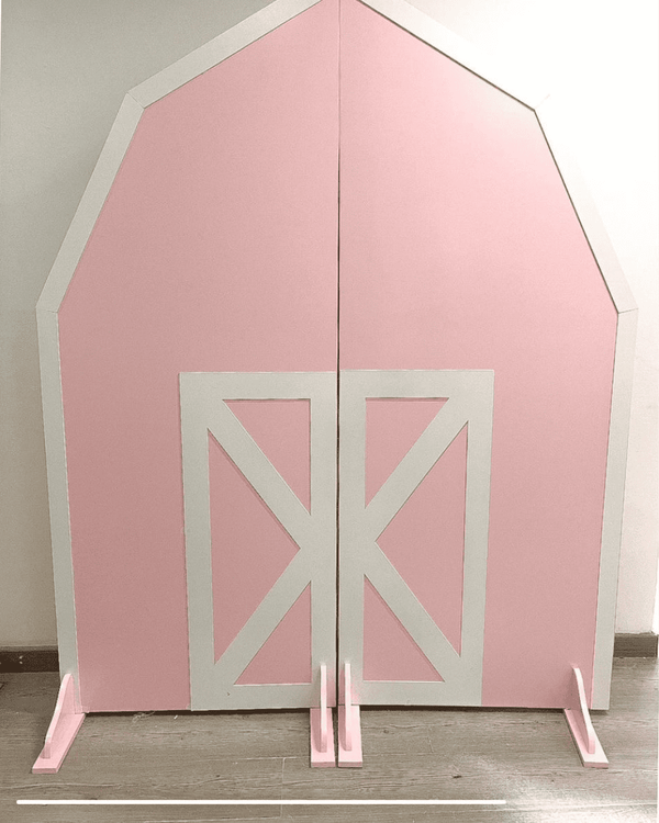 Backing granja rosado