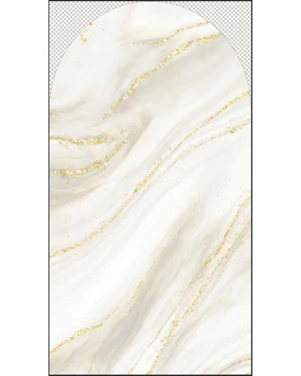 Fondo mármol con backing ovalado