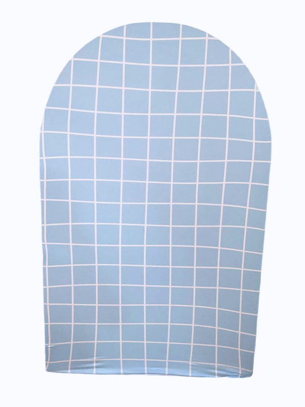 Backing estampado azul pastel rayas