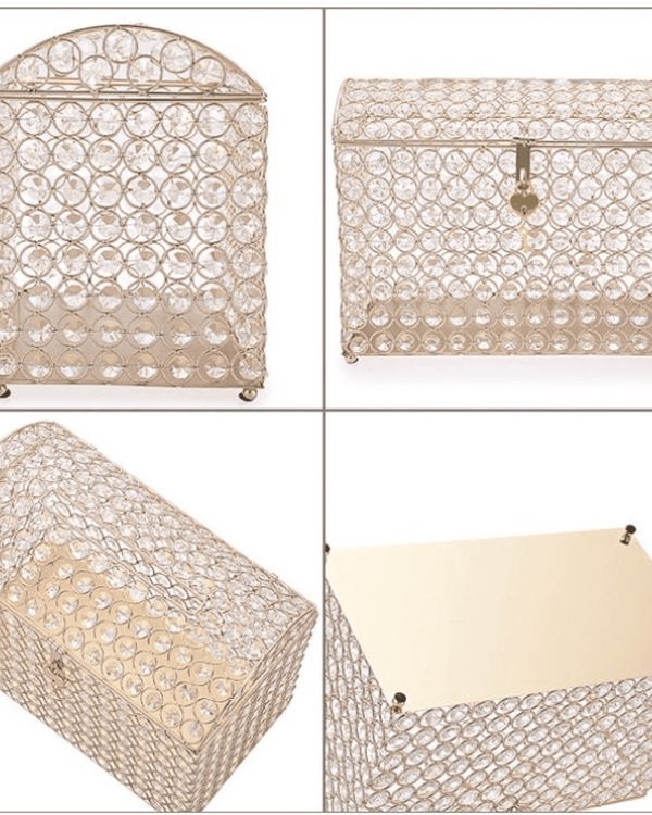 Lluvia de sobres de lujo dorada