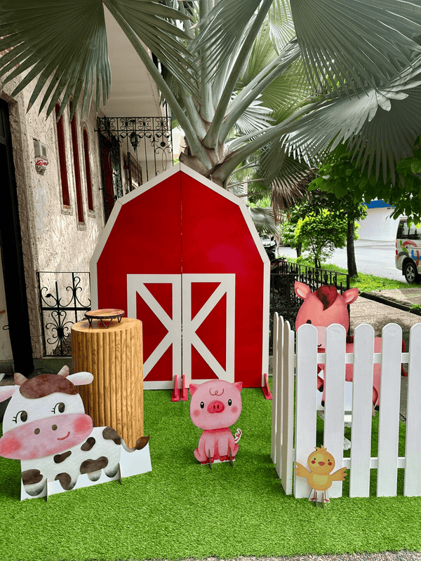 COMBO GRANJA ROJO O ROSADO