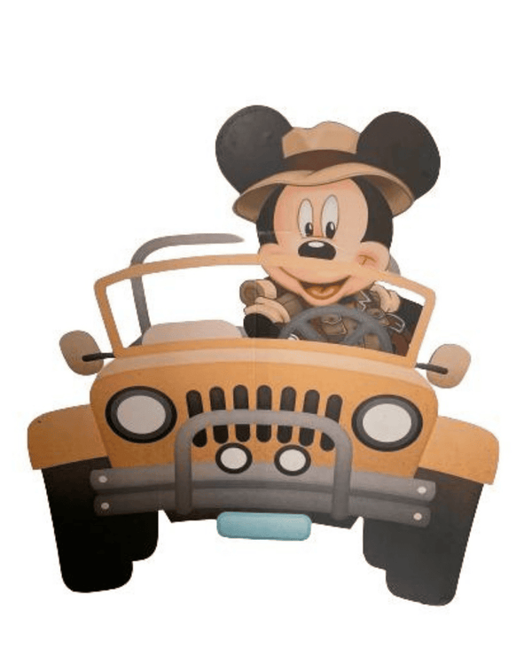 Dummy Mickey Mouse safari