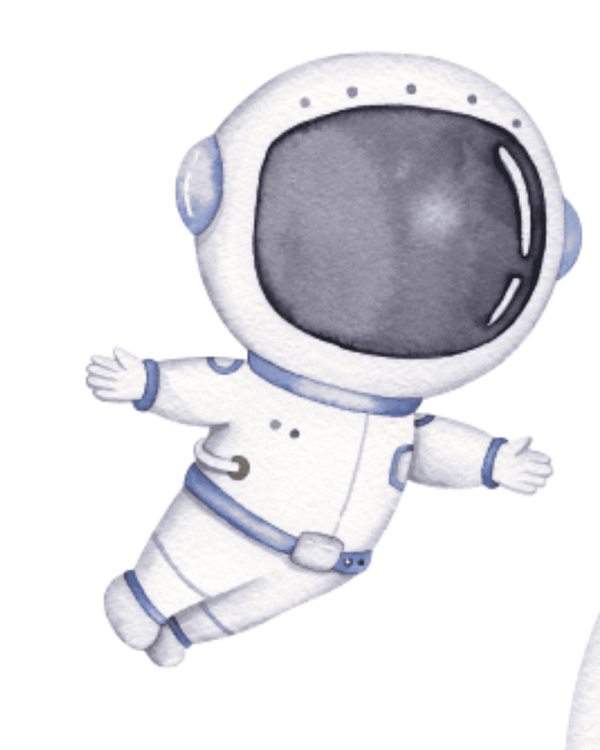 Dummy astronauta acuarela