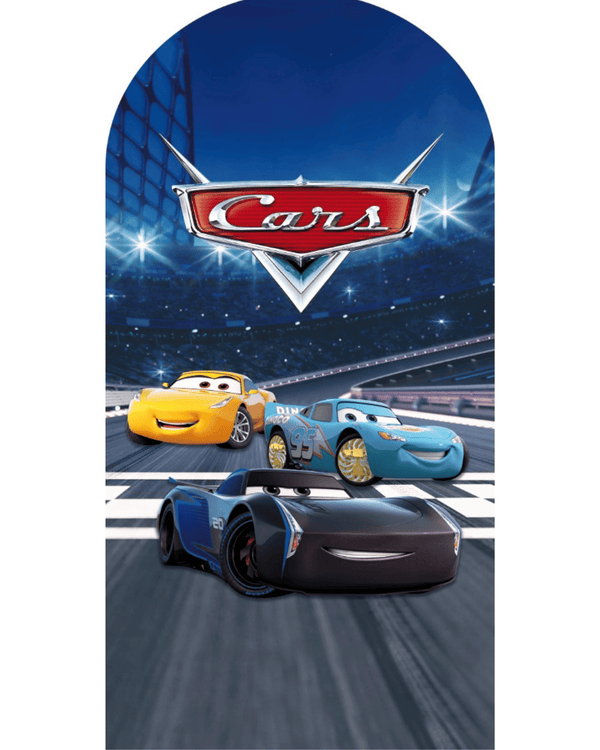 Fondo Cars con backing ovalado