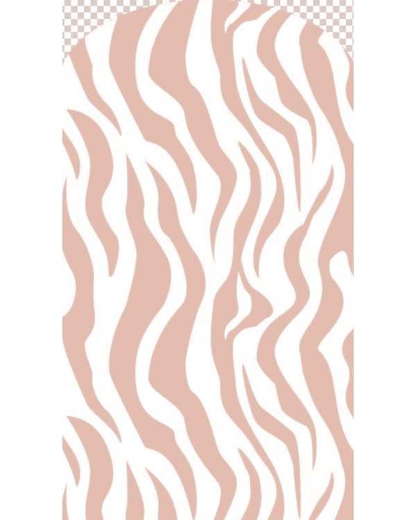 Fondo zebra rosado con backing ovalado