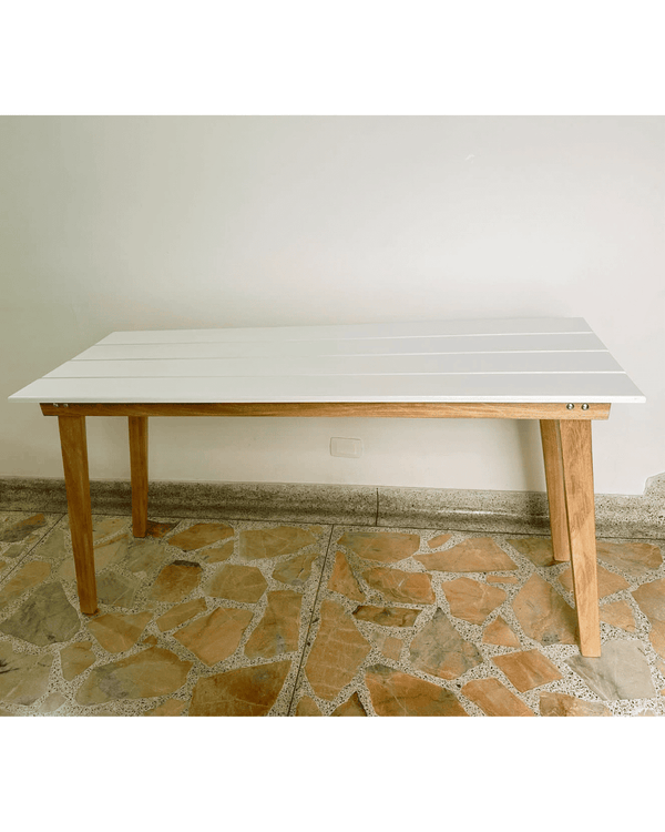 Mesa picnic auxiliar doble altura