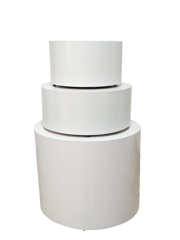 Mesas Tipo torta blanca