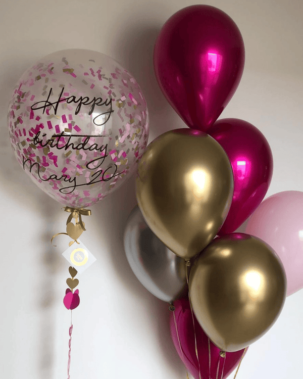 Paquete de globos con helio 5