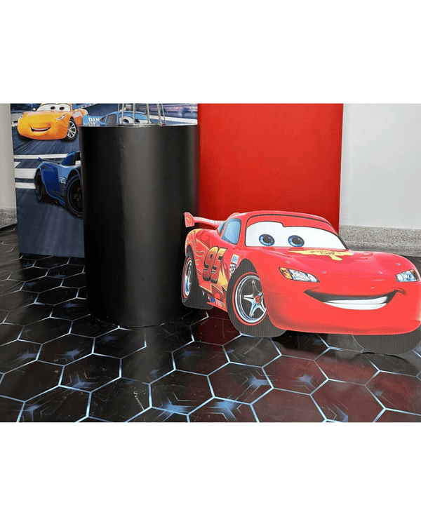 Piso negro geométrico