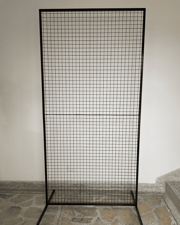 Reja rectangular negra